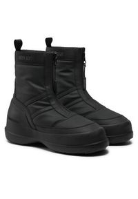 Moon Boot Śniegowce Luna Zip Boot 80D2480010 Czarny. Kolor: czarny. Materiał: materiał