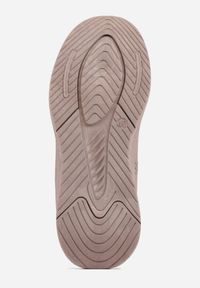 Born2be - Ciemnobeżowe Wsuwane Buty Sportowe Sneakersy z Siateczkową Cholewką Luthro. Okazja: na co dzień. Zapięcie: bez zapięcia. Kolor: beżowy. Materiał: jeans. Szerokość cholewki: normalna #3