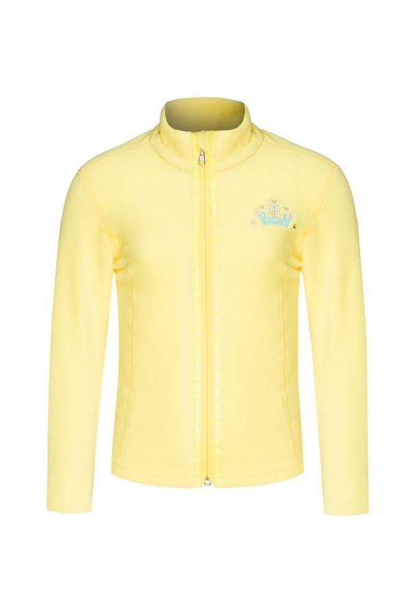 Poivre Blanc - Bluza POIVRE BLANC. Kolor: żółty. Materiał: polar. Wzór: haft, aplikacja. Styl: sportowy