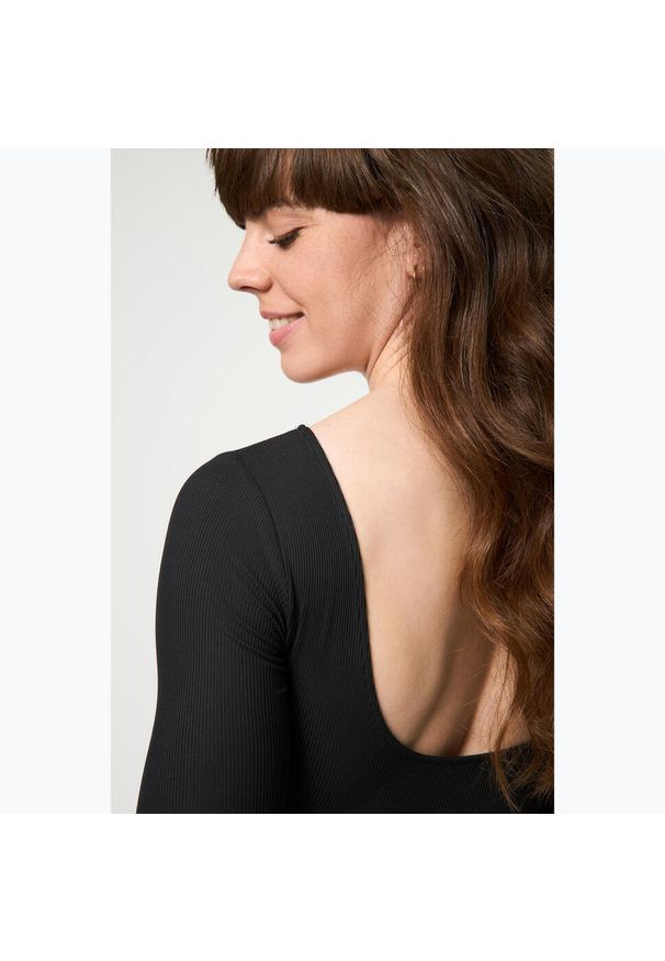 GIRLFRIEND COLLECTIVE - Body treningowe damskie Girlfriend Collective Ava Scoop Back. Kolor: czarny. Sport: fitness