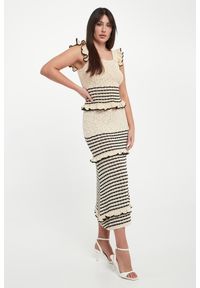 Twinset U&B - Top damski ażurowy TWINSET U&B. Wzór: ażurowy #3