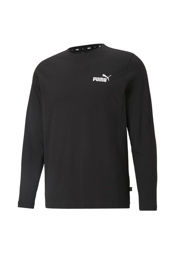 Puma - Męska koszulka z długim rękawem Essentials PUMA Black. Kolor: czarny. Długość rękawa: długi rękaw. Długość: długie