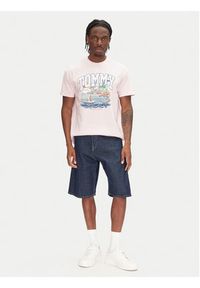 Tommy Jeans T-Shirt Arch Sailing DM0DM21867 Różowy Relaxed Fit. Kolor: różowy. Materiał: bawełna #4
