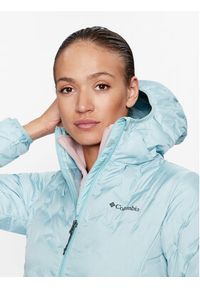 columbia - Columbia Kurtka puchowa Delta Ridge™ Down Hooded Jacket Zielony Regular Fit. Kolor: zielony. Materiał: syntetyk