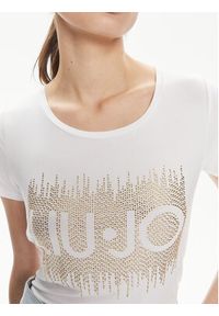 Liu Jo T-Shirt VA4154 JS360 Biały Regular Fit. Kolor: biały. Materiał: wiskoza #4