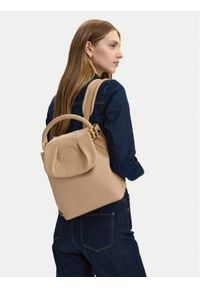 Love Moschino - LOVE MOSCHINO Plecak JC4224PP0OKA0209 Beżowy. Kolor: beżowy. Materiał: skóra #1