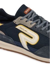 Replay - REPLAY Sneakersy GMSIB .000.C0005T Granatowy. Kolor: niebieski. Materiał: zamsz, skóra #5
