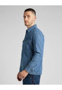 Lee - MĘSKA KOSZULA LEE WORKWEAR OVERSHIRT MARINE L68DOX54. Styl: marine #3