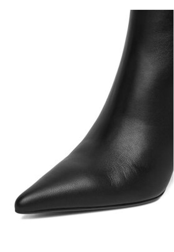 Eva Minge Botki EO-EVA-1278-5781 Czarny. Kolor: czarny. Materiał: skóra