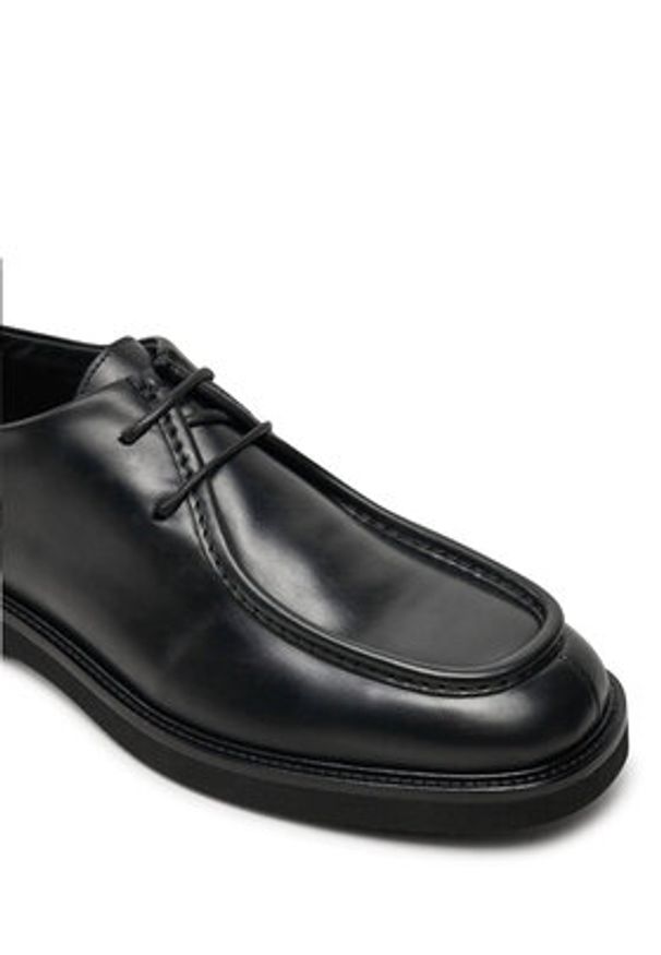 Karl Lagerfeld - KARL LAGERFELD Półbuty Neil KL16134 Czarny. Kolor: czarny. Materiał: skóra