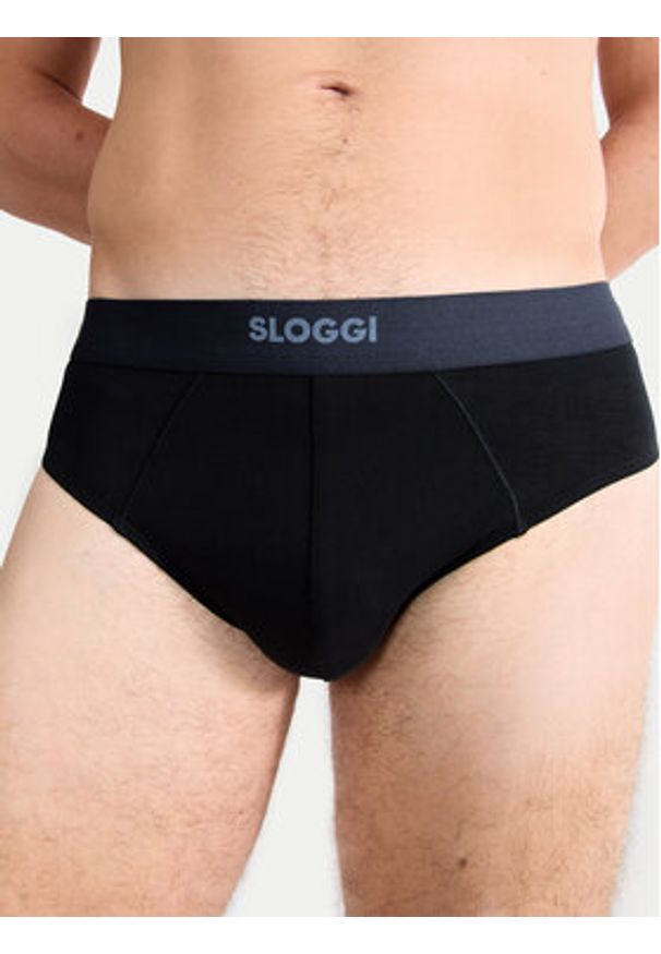 Sloggi Komplet 2 par slipów 10222378 Czarny. Kolor: czarny. Materiał: bawełna