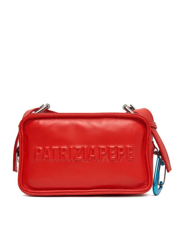 Patrizia Pepe Torebka 2B0153/L113-R626 Czerwony. Kolor: czerwony. Materiał: skórzane