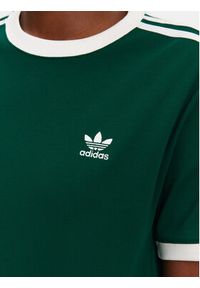 Adidas - adidas T-Shirt 3-Stripes JD4571 Zielony Regular Fit. Kolor: zielony. Materiał: bawełna