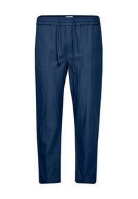 Casual Friday Spodnie materiałowe 20504738 Granatowy Regular Fit. Okazja: na co dzień. Kolor: niebieski. Materiał: materiał, bawełna. Styl: casual #4