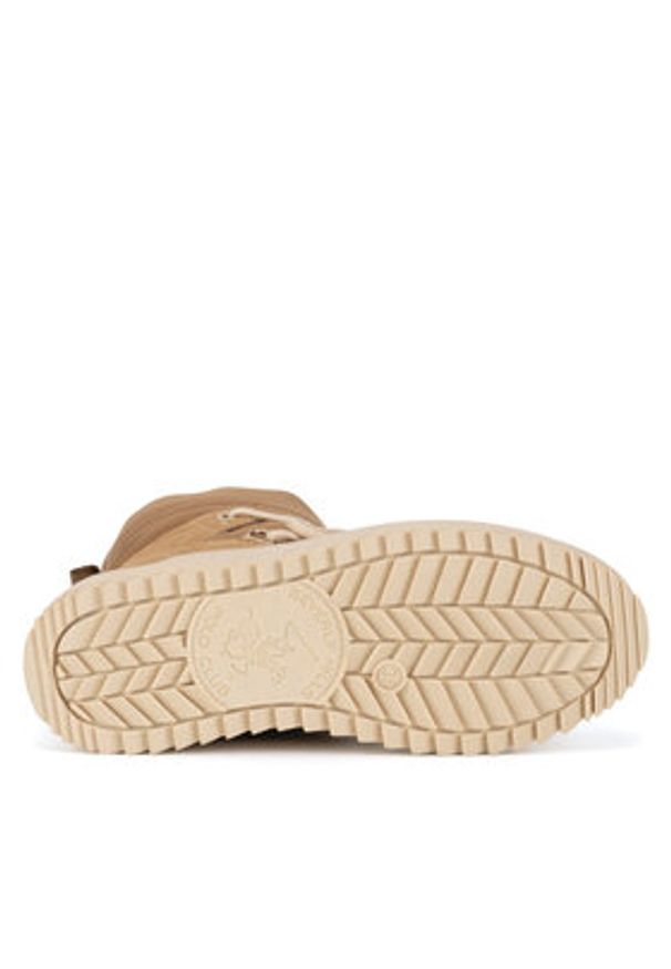 Beverly Hills Polo Club Śniegowce V12-798 Beżowy. Kolor: beżowy. Materiał: materiał