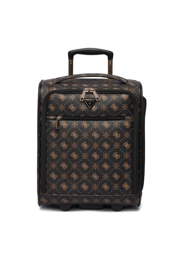 Guess Walizka kabinowa TWGP98 90972 Brązowy. Kolor: brązowy. Materiał: skóra