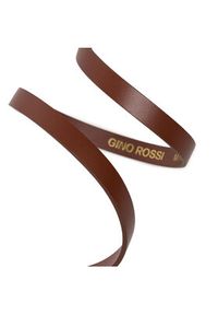 Gino Rossi Pasek Damski BLYL23007 Brązowy. Kolor: brązowy. Materiał: skóra #3