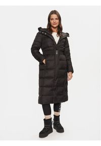 Geox Płaszcz zimowy Pheby W4626V T3146 F9000 Czarny Regular Fit. Kolor: czarny. Materiał: syntetyk. Sezon: zima
