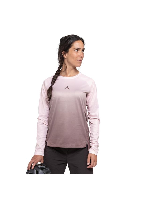SCHÖFFEL - Longsleeve rowerowy damski Schöffel Koitere. Kolor: brązowy. Długość rękawa: długi rękaw. Sport: kolarstwo