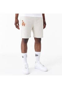 New Era - Szorty Los Angeles Dodgers League Essential. Kolor: biały. Długość: krótkie. Wzór: haft. Sezon: lato #2