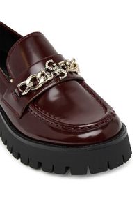 Guess Loafersy FLPALR ELE14 Bordowy. Kolor: czerwony. Materiał: skóra #4