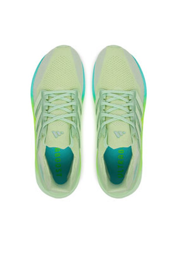 Adidas - adidas Buty do biegania Ultraboost 5 JH9068 Zielony. Kolor: zielony. Materiał: materiał