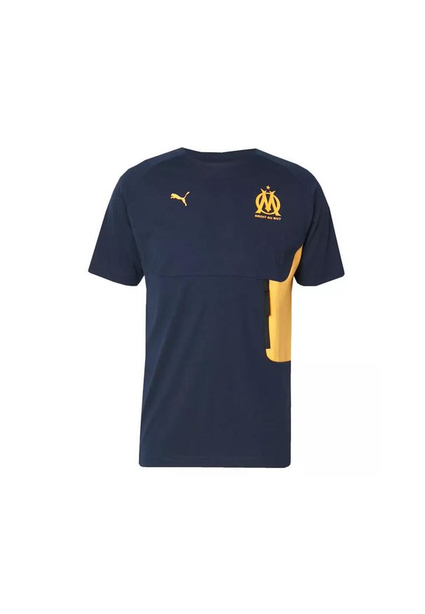 Puma - Koszulka OM Tech 2024/25. Kolor: niebieski. Sport: piłka nożna