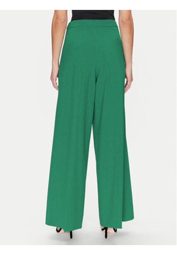 SIMONA CORSELLINI - Simona Corsellini Spodnie palazzo P25CPPA01001 Zielony Wide Leg. Kolor: zielony. Materiał: syntetyk