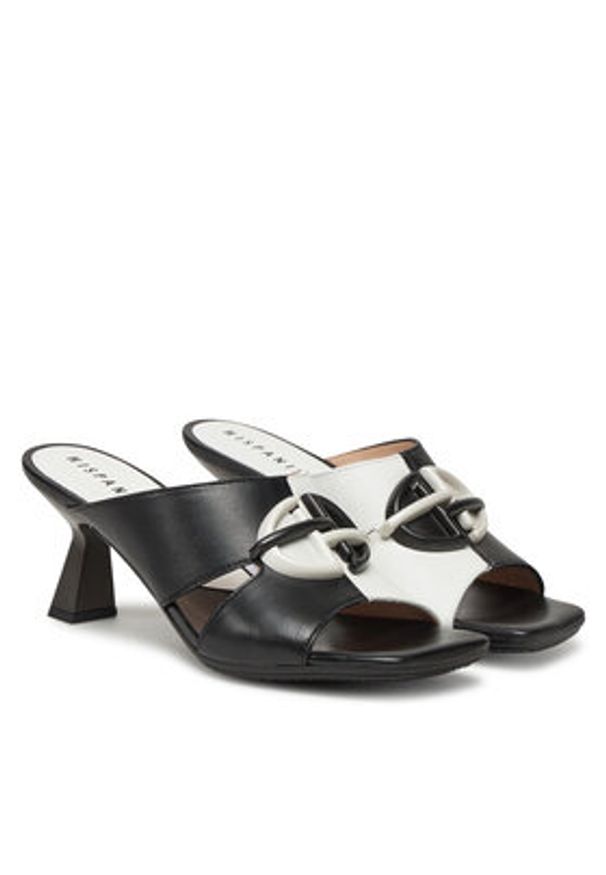 Hispanitas Klapki Danielle HV253875 Czarny. Kolor: czarny. Materiał: skóra