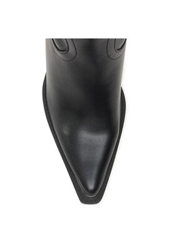 Jenny Fairy Kozaki LS5841-03 Czarny. Kolor: czarny. Materiał: skóra