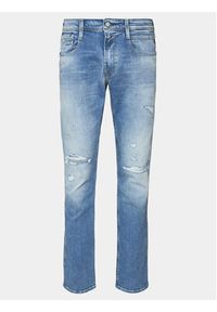 Replay Jeansy Anbass M914Y.000.573 Niebieski Slim Fit. Kolor: niebieski #6