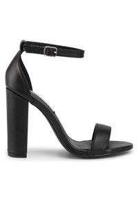 Steve Madden Sandały Carrson SM11000008-03001-017 Czarny. Kolor: czarny. Materiał: skóra