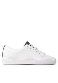 MICHAEL Michael Kors Sneakersy Keaton Lace Up 43T2KTFS3L Biały. Kolor: biały. Materiał: skóra