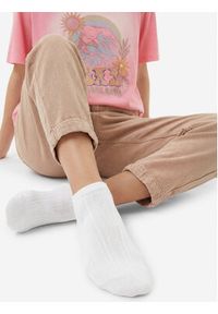 Roxy Stopki AS_ROXY_07S_SS25 (3-PACK) Biały. Kolor: biały. Materiał: bawełna #2