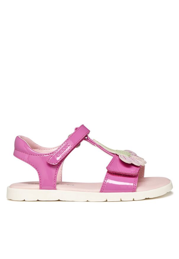 Sandały Geox. Kolor: różowy