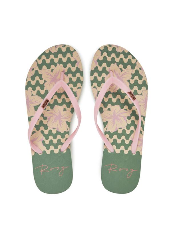 Roxy Japonki ARJL100683 Różowy. Kolor: różowy. Materiał: syntetyk