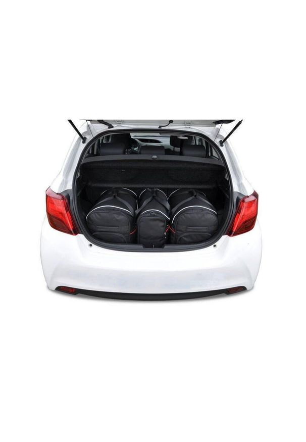 KJUST - Torby Do Bagażnika Toyota Yaris 2011-2020 3Szt Kjust. Kolor: czarny. Styl: sportowy