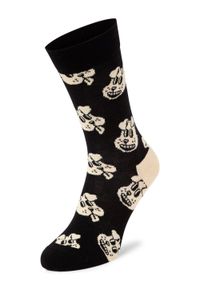 Happy-Socks - Happy Socks Skarpety Mężczyźni Bawełna czarny wzorzysty, 41-46. Kolor: czarny. Materiał: bawełna #1