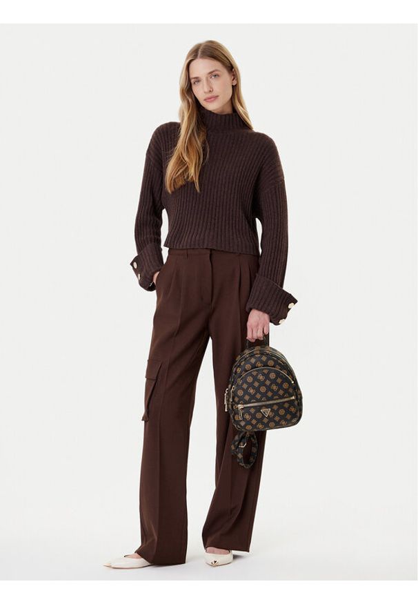 Guess Plecak Manhattan II HWPG71 18320 Brązowy. Kolor: brązowy. Materiał: skóra