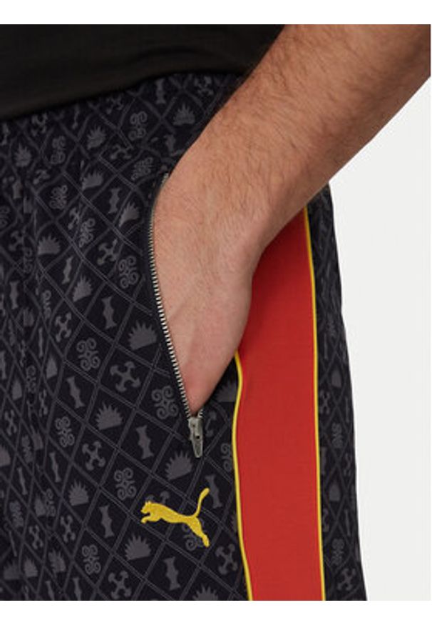 Puma Spodnie dresowe Road To Unity T7 629596 Granatowy Regular Fit. Kolor: niebieski. Materiał: syntetyk