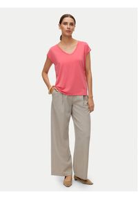Vero Moda T-Shirt Filli 10247666 Różowy Relaxed Fit. Kolor: różowy. Materiał: syntetyk #6