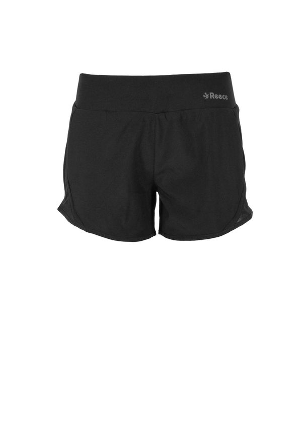 REECE - Szorty damskie Reece Australia Grafton. Kolor: czarny. Długość: krótkie. Sezon: lato. Sport: bieganie, fitness, tenis