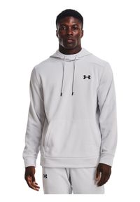 Under Armour Bluza UA Armour Fleece Hoodie 1373353 Szary Regular Fit. Kolor: szary. Materiał: syntetyk