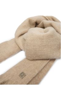 Calvin Klein Szalik Emblem Brushed LV04D8069G Beżowy. Kolor: beżowy. Materiał: poliester