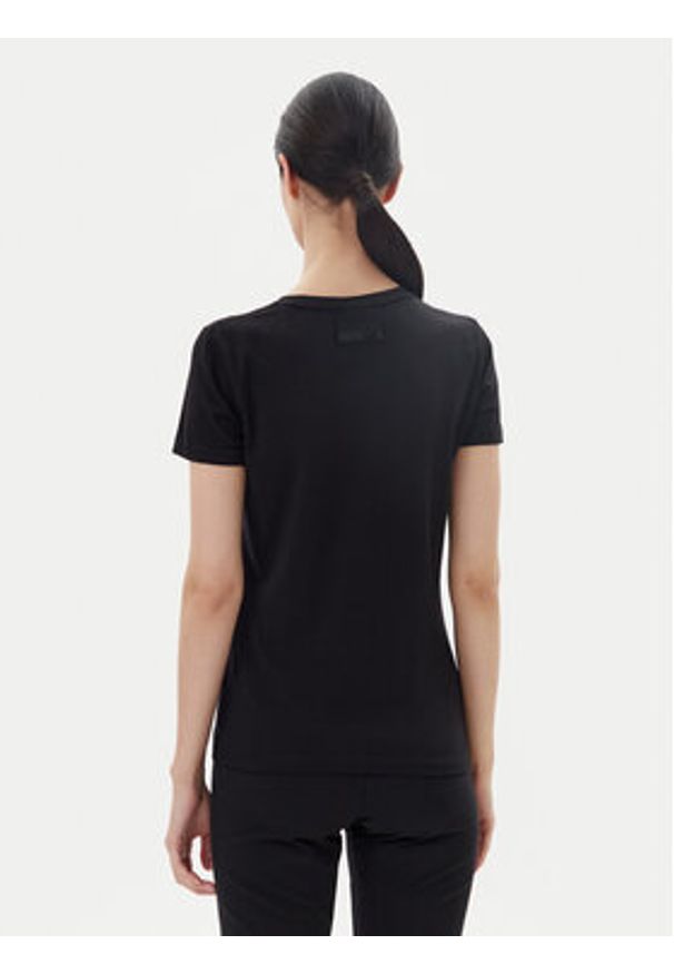 EA7 Emporio Armani T-Shirt 7W000492 AF10373 UC001 Czarny Regular Fit. Kolor: czarny. Materiał: bawełna