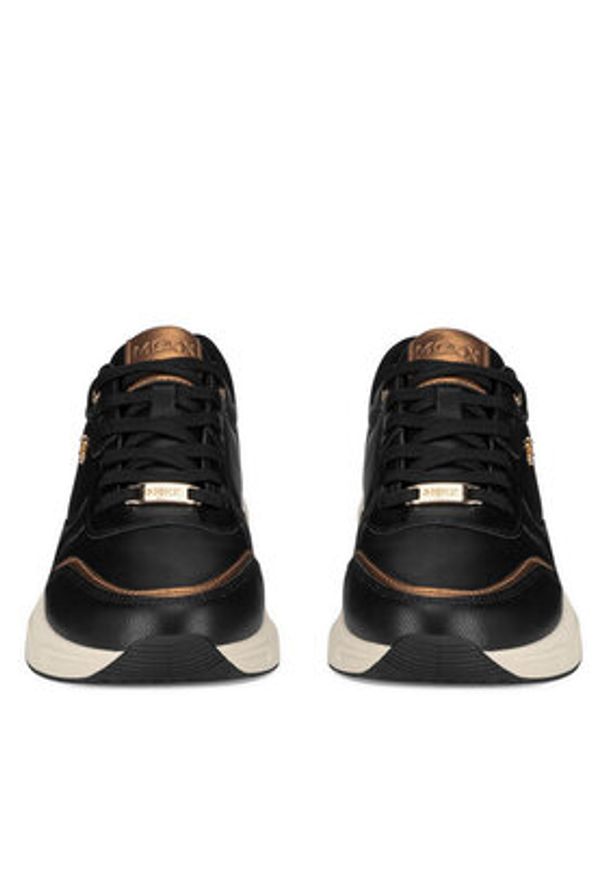 MEXX Sneakersy MI001009143W Czarny. Kolor: czarny. Materiał: skóra