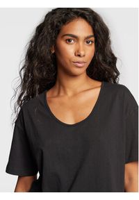 Seidensticker Koszulka piżamowa 12.500005 Czarny Regular Fit. Kolor: czarny. Materiał: bawełna #4