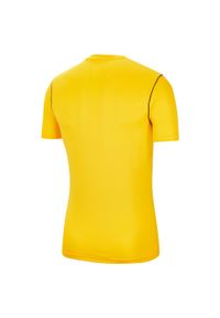 Koszulka treningowa męska Nike Park 20. Kolor: żółty. Długość rękawa: krótki rękaw. Długość: krótkie