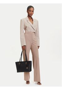 MICHAEL Michael Kors Torebka Quinn 30T5GQNT2L Czarny. Kolor: czarny. Materiał: skórzane #4