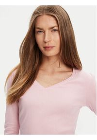 United Colors of Benetton - United Colors Of Benetton Bluzka 3GA2E4245 Różowy Regular Fit. Kolor: różowy. Materiał: bawełna #4